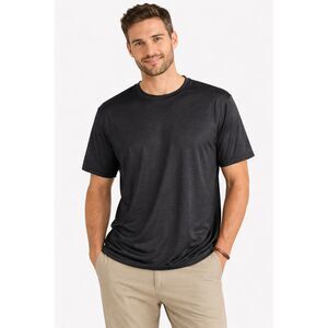 G.H. Bass & Co. Men XL Crewneck Athletic Performance Shirt Short Sleeve #T